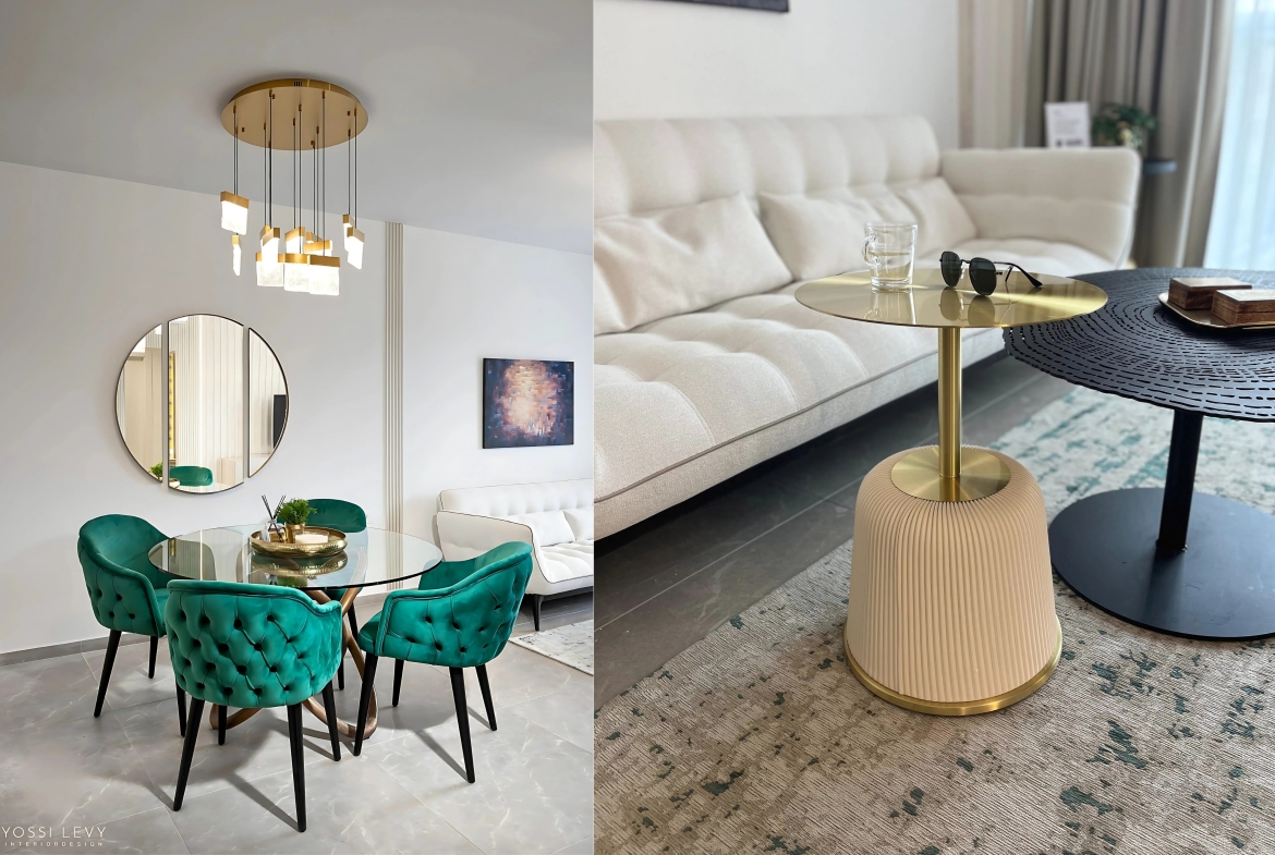 Dining And Living Area In Savyon View Tower
